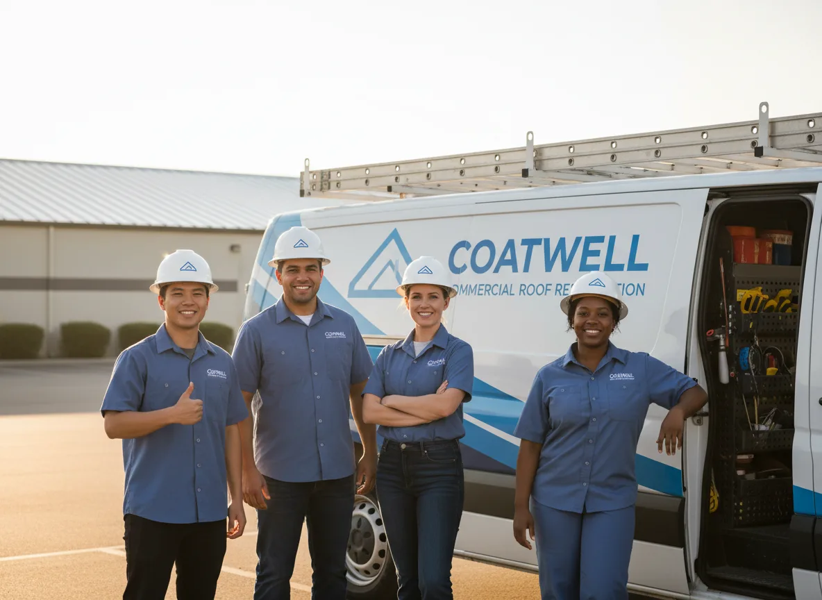 Commercial roof coating company in Raymond, CA